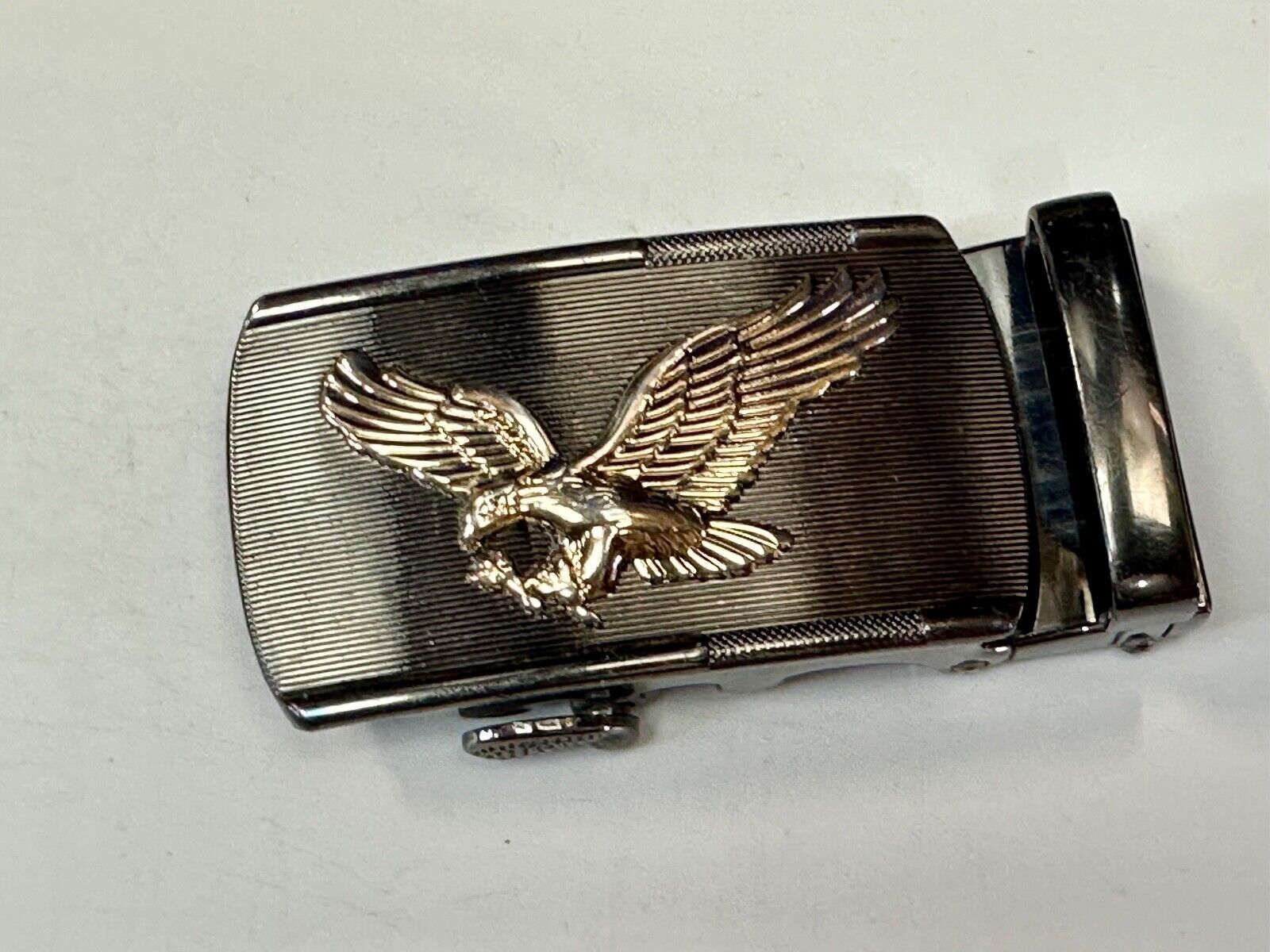 American Eagle - Replacement Racket style dress vintage belt buckle