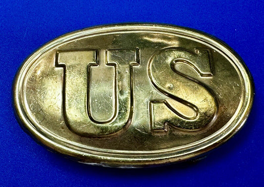 US Civil War Union Infantry Enlisted Soldier Replica Belt Buckle - see markings