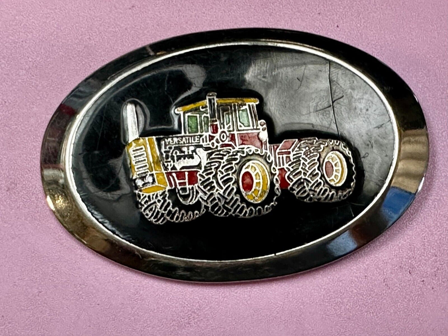 Tractor Agricultural Farm Equipment Arroyo Grande Farmers Vintage Belt Buckle