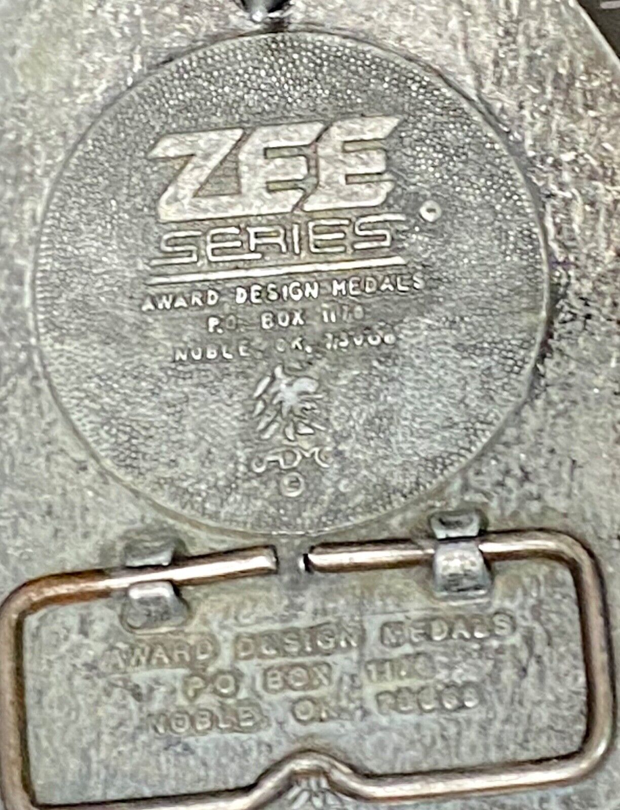 Vintage Award Design Medals Zee Series Rodeo Cowboys Belt Buckle 