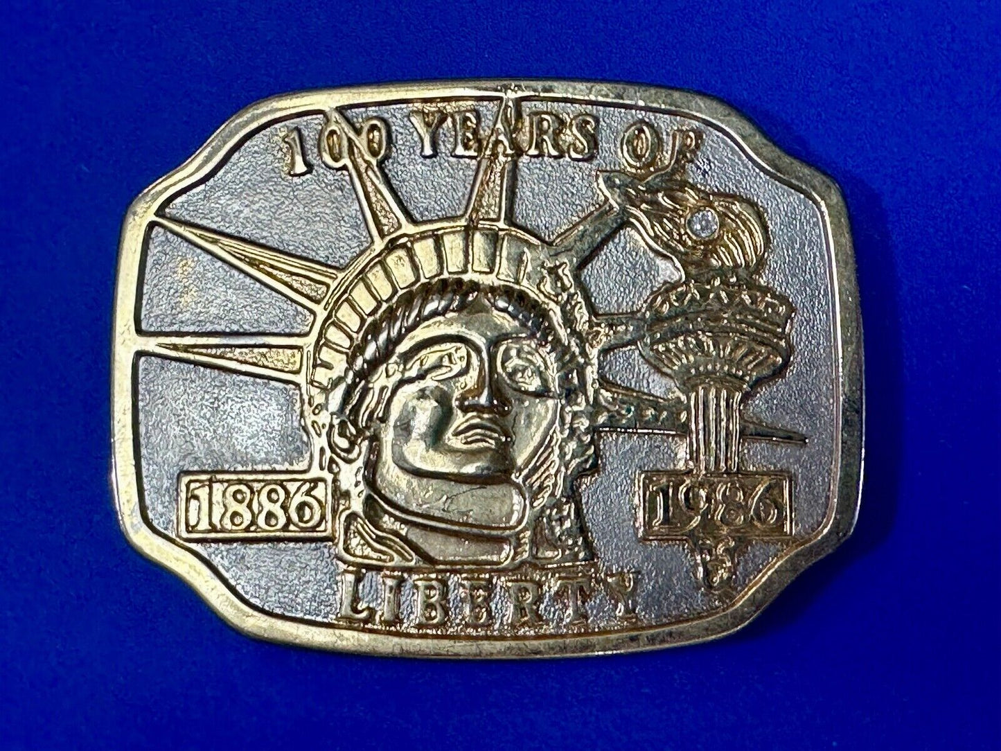 100 years of The Statue of Liberty New York City Commemorative  belt buckle