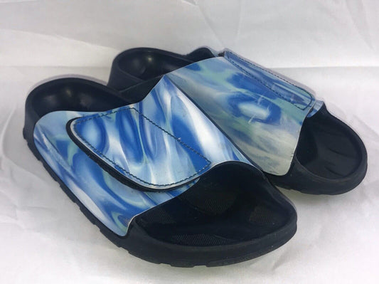 BIRKI'S Samoa Birkenstock Blue Ocean Slides Water Shoes Unisex Kids 36 5 3