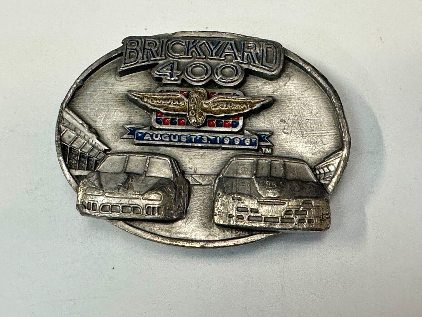 vintage Indianapolis brickyard 400 1996 Commemorative Q2 Siskiyou belt buckle