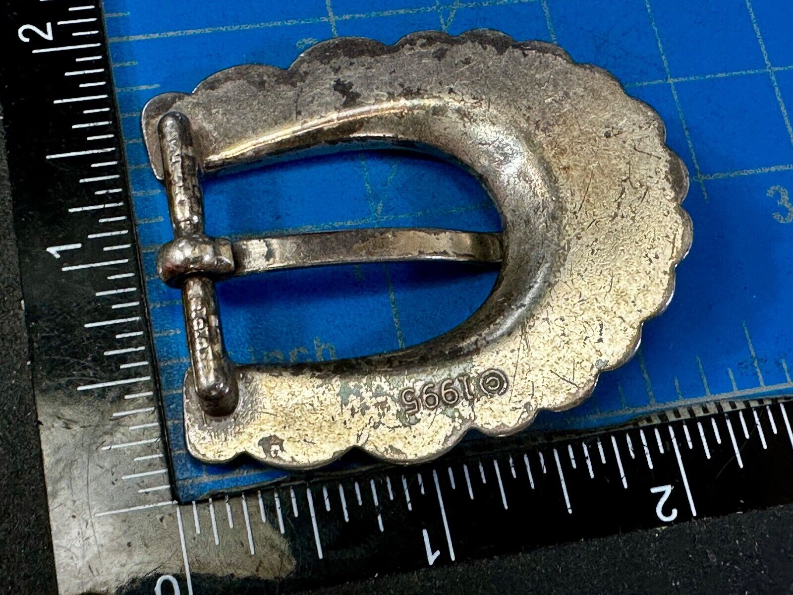 Unique Raised Dimensional Vintage Replacement Ornate Belt Buckle