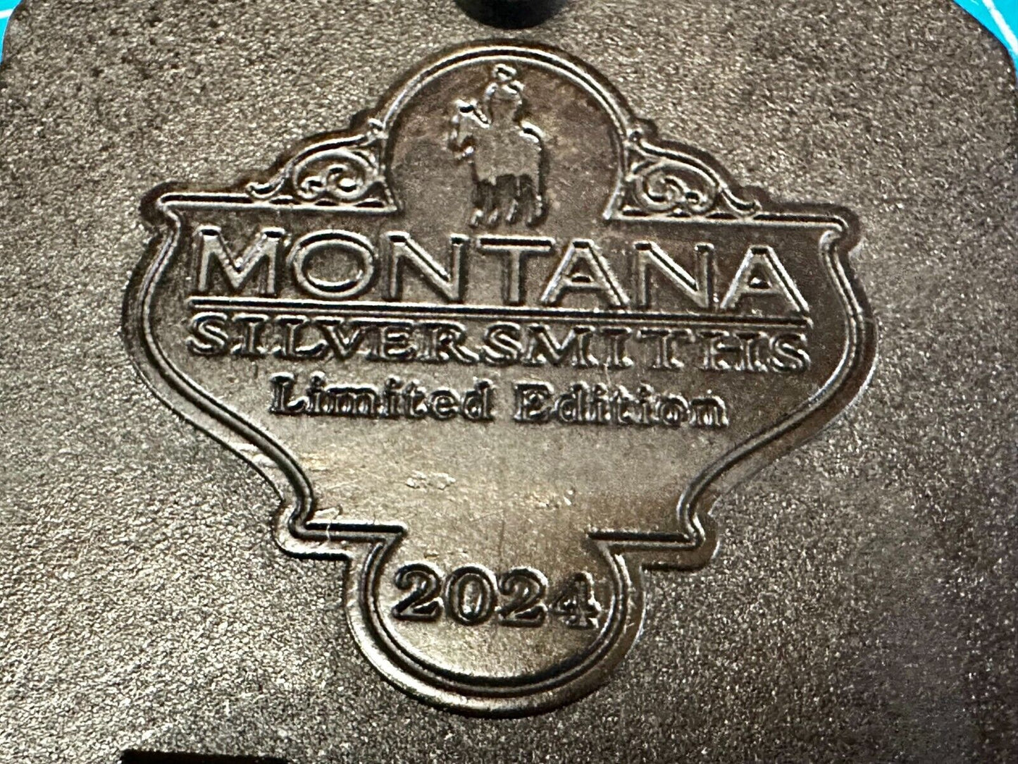 2024 Pendleton whiskey Let'er Buck Rodeo Cowboy Montana Silversmiths Belt Buckle
