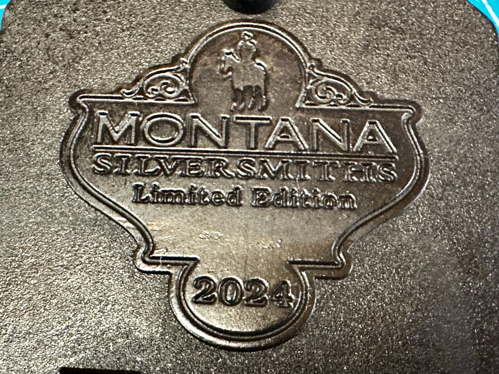 2024 Pendleton whiskey Let'er Buck Rodeo Cowboy Montana Silversmiths Belt Buckle