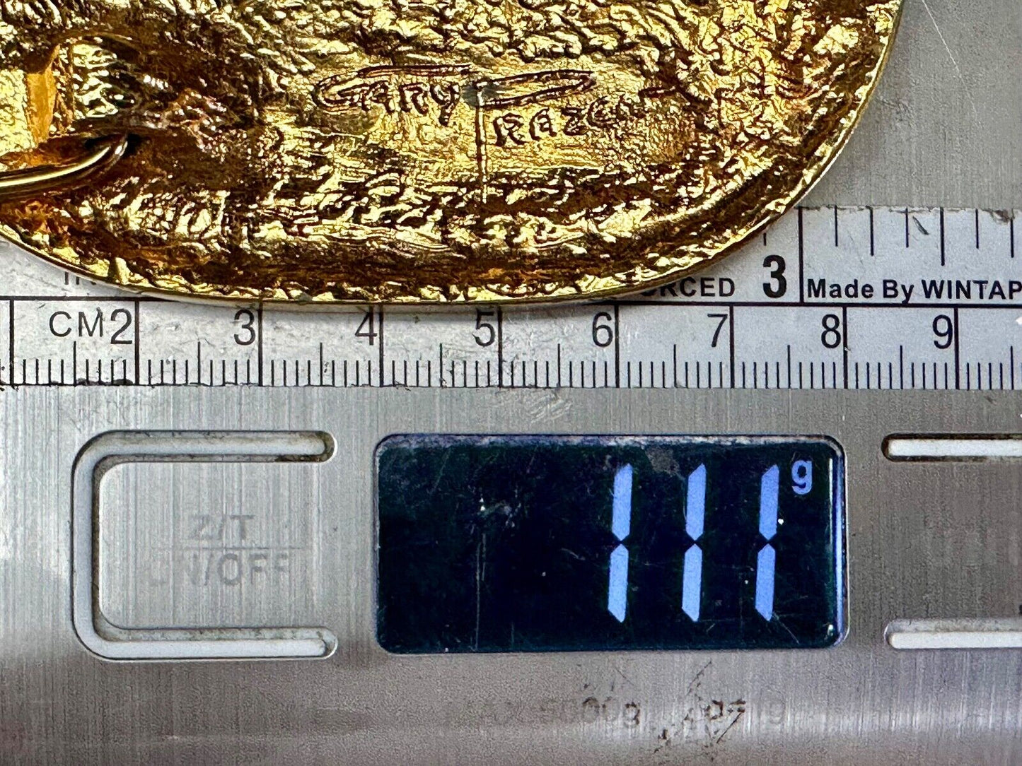 Utah Railway Co Vtg Train Railroad 83 Years Gary Prazen Bronze Art Belt Buckle