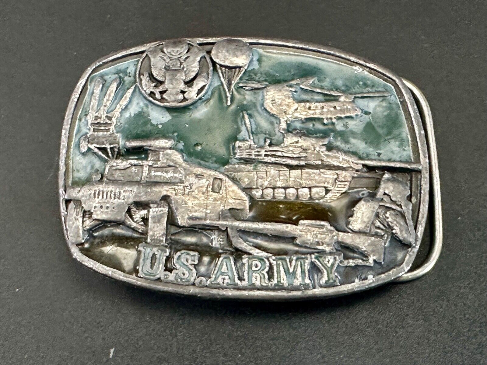 US United States Army No greater Honor than serving 91 Commemorative belt buckle