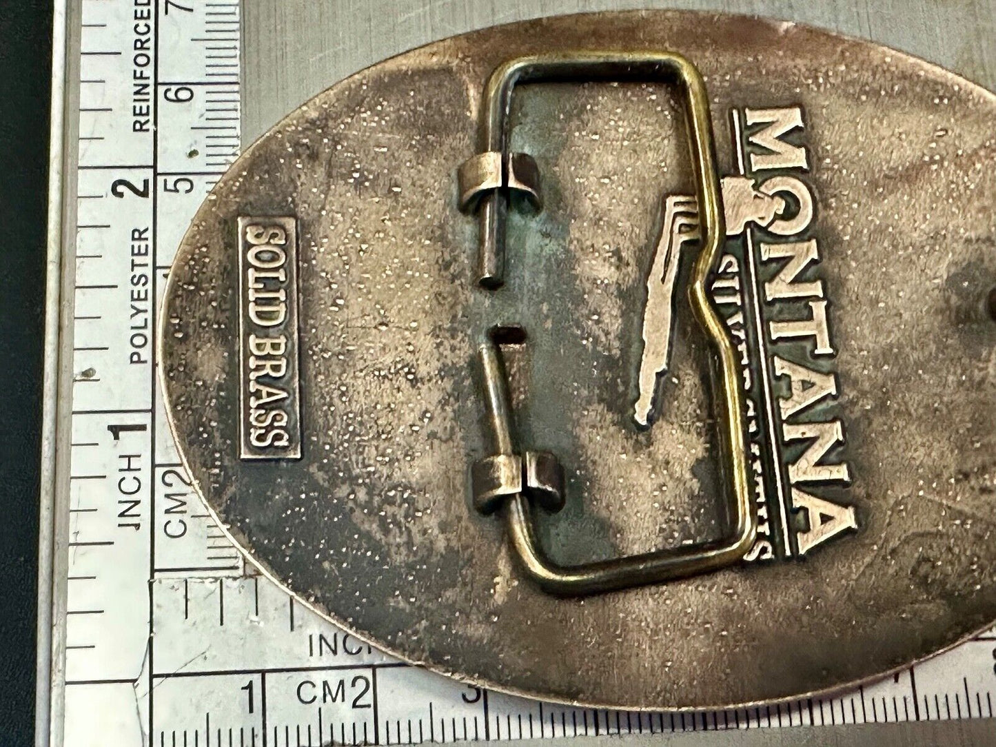 Vintage Deer Buck Doe  Heritage Attitude Belt Buckle by Montana Silversmiths
