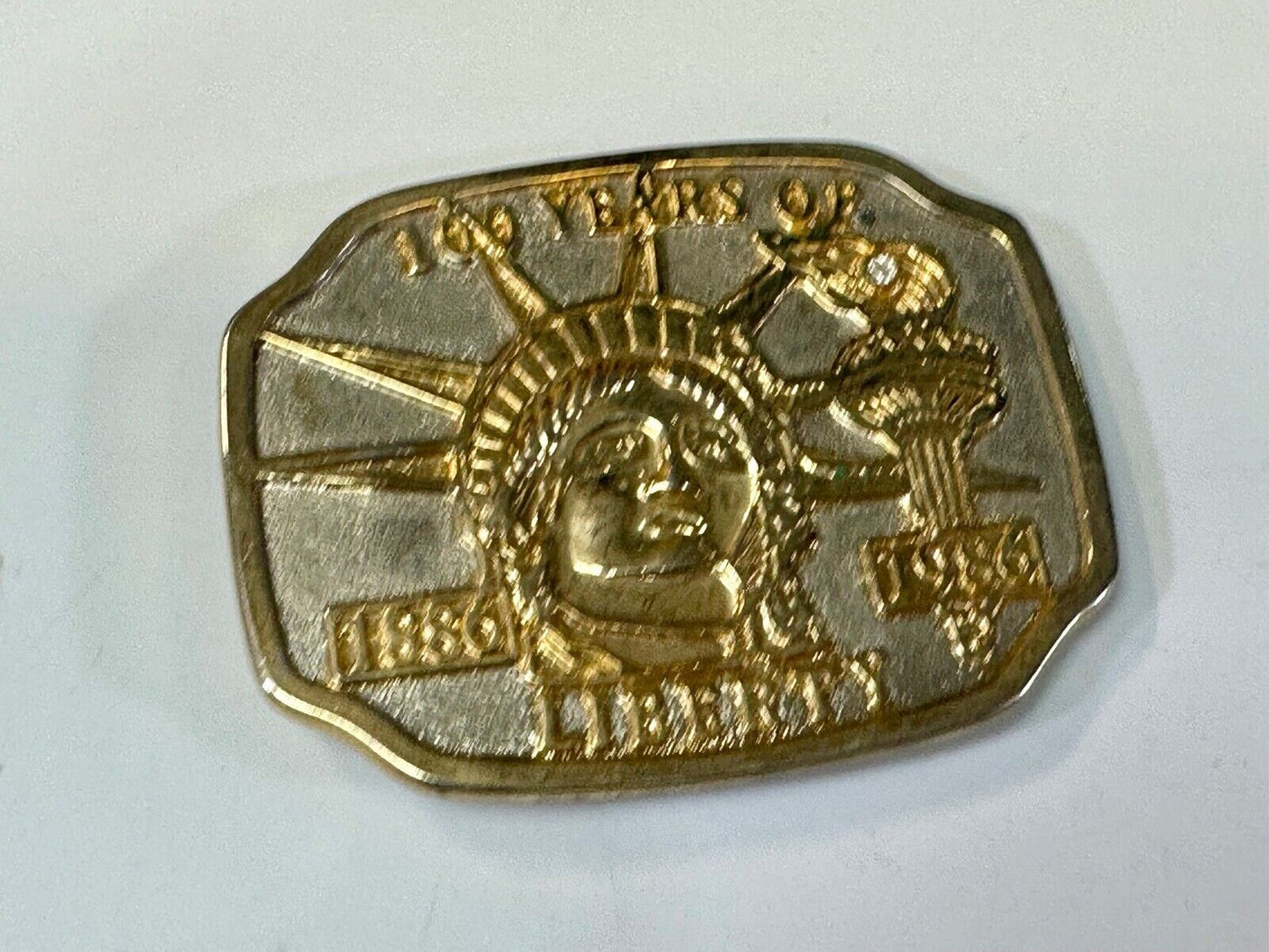 100 years of The Statue of Liberty New York City Commemorative  belt buckle