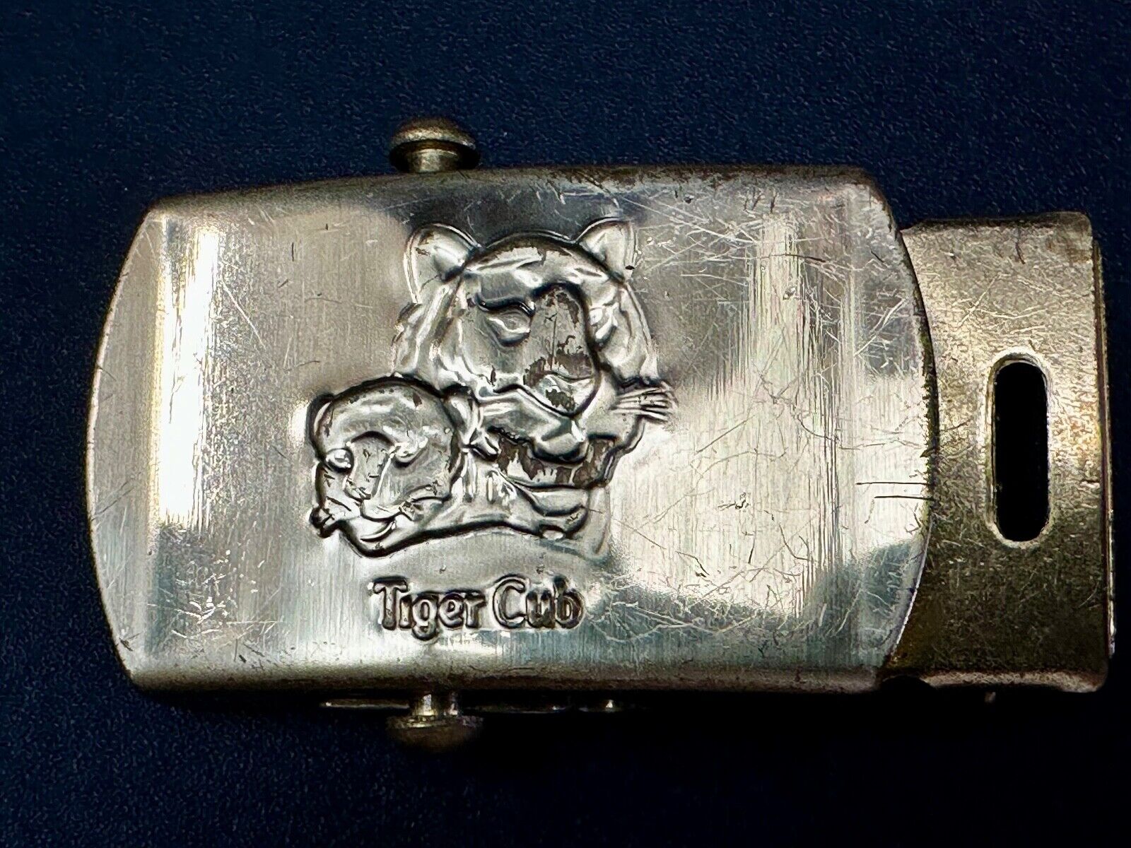 Tiger Cub Scout Replacement Solid Brass USA made Uniform Belt Buckle