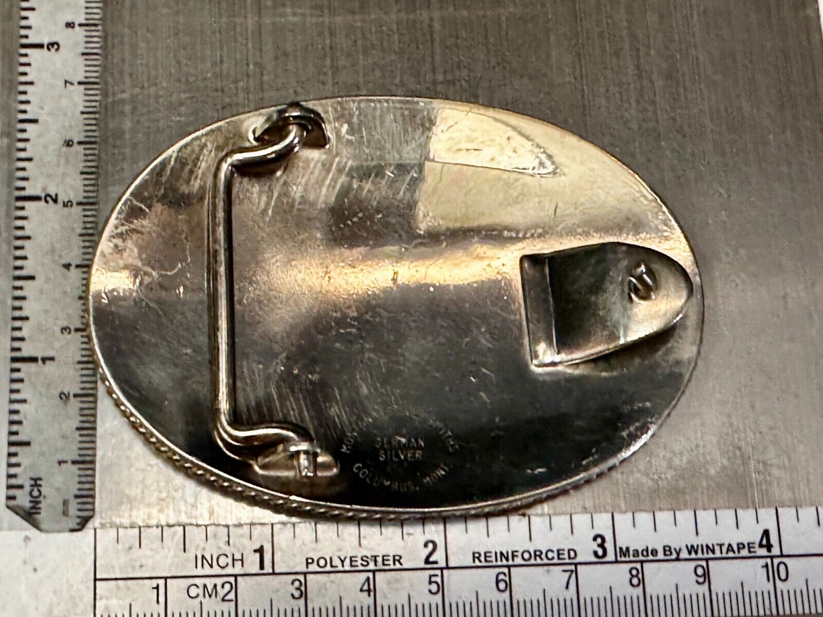 TT Thousand Trails Trophy Style Montana Silversmith Engravable Belt Buckle