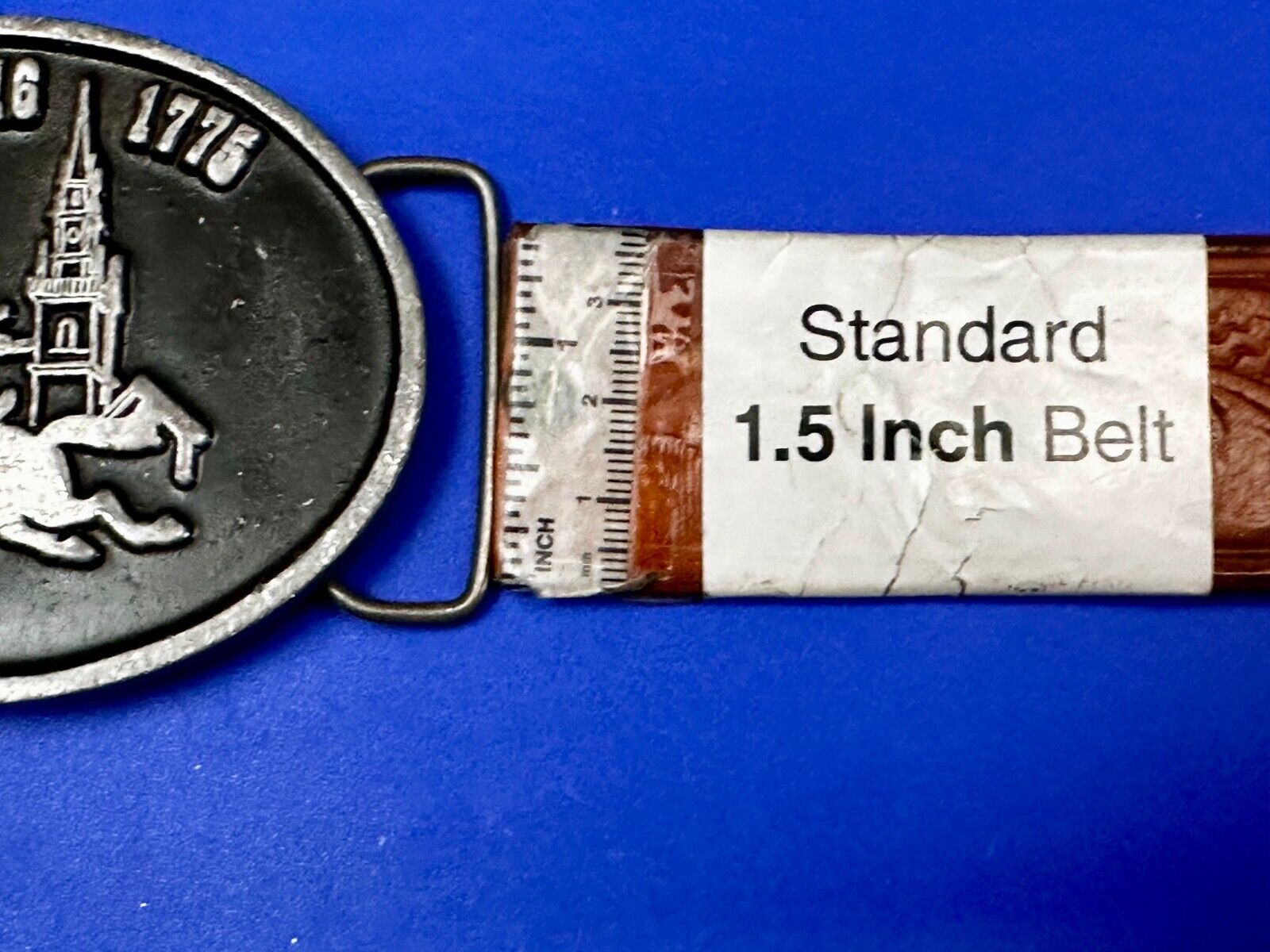 April 16 1775 Longfellow The Midnight Ride of Paul Revere Belt Buckle by Koleaco