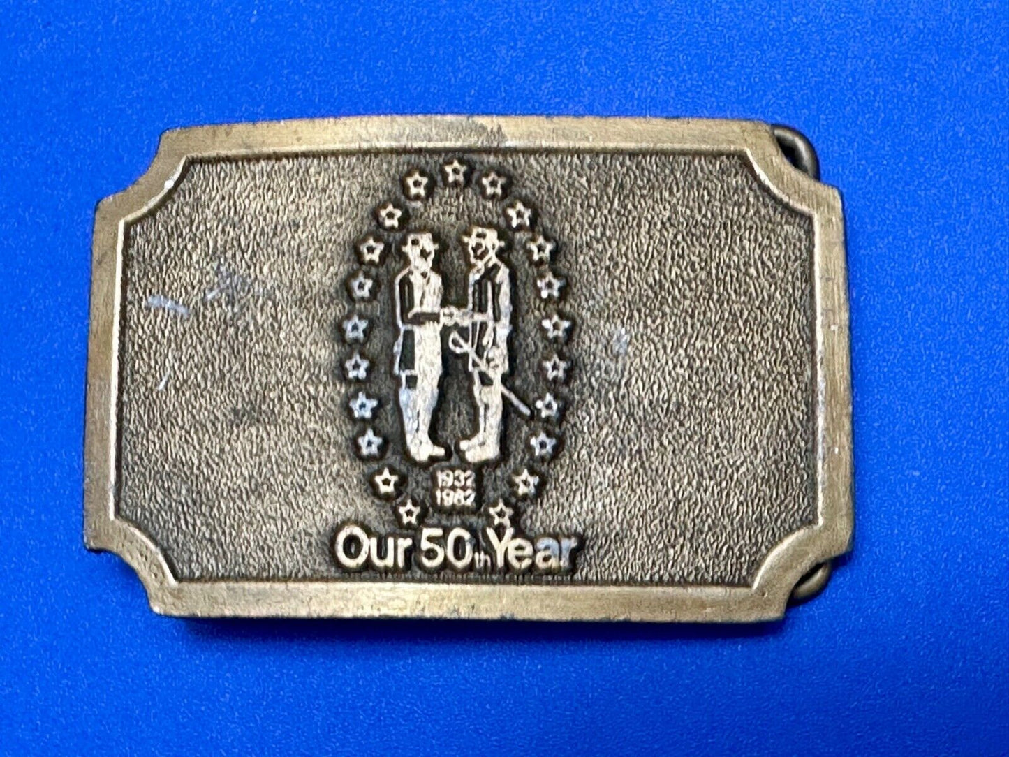 1932- 1982 Our 50th year belt buckle by Hitline - unknown to me!