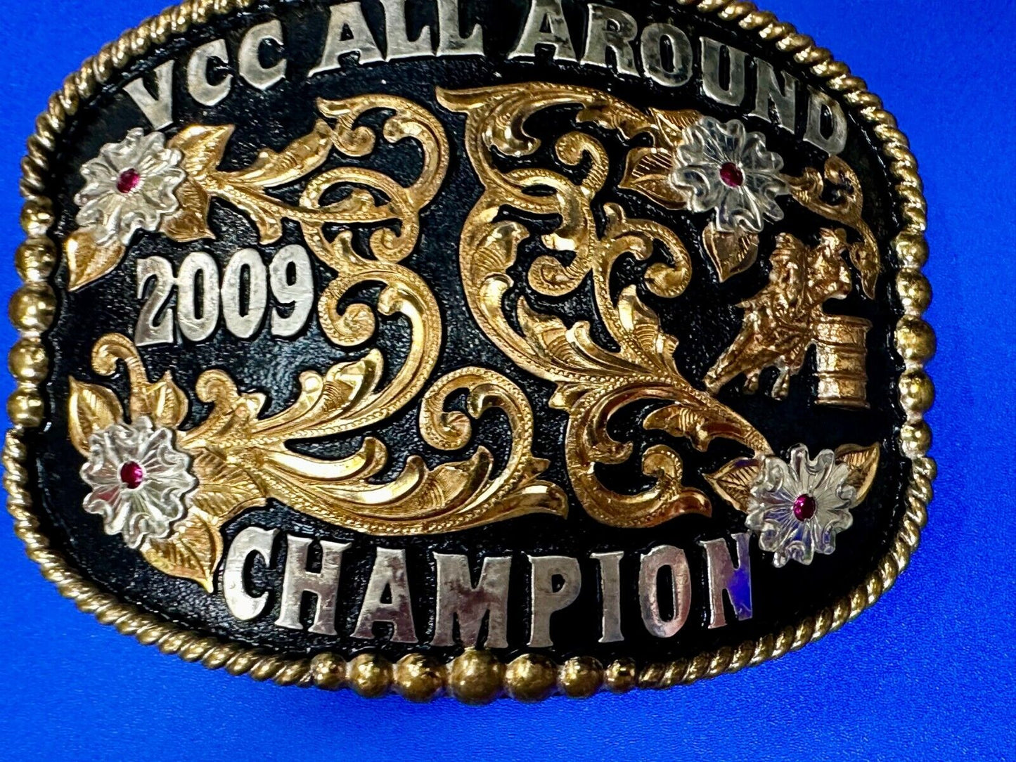 VCC All Around Champion 2009 Rodeo Trophy Belt Buckle by Cut Above Andy Andrews