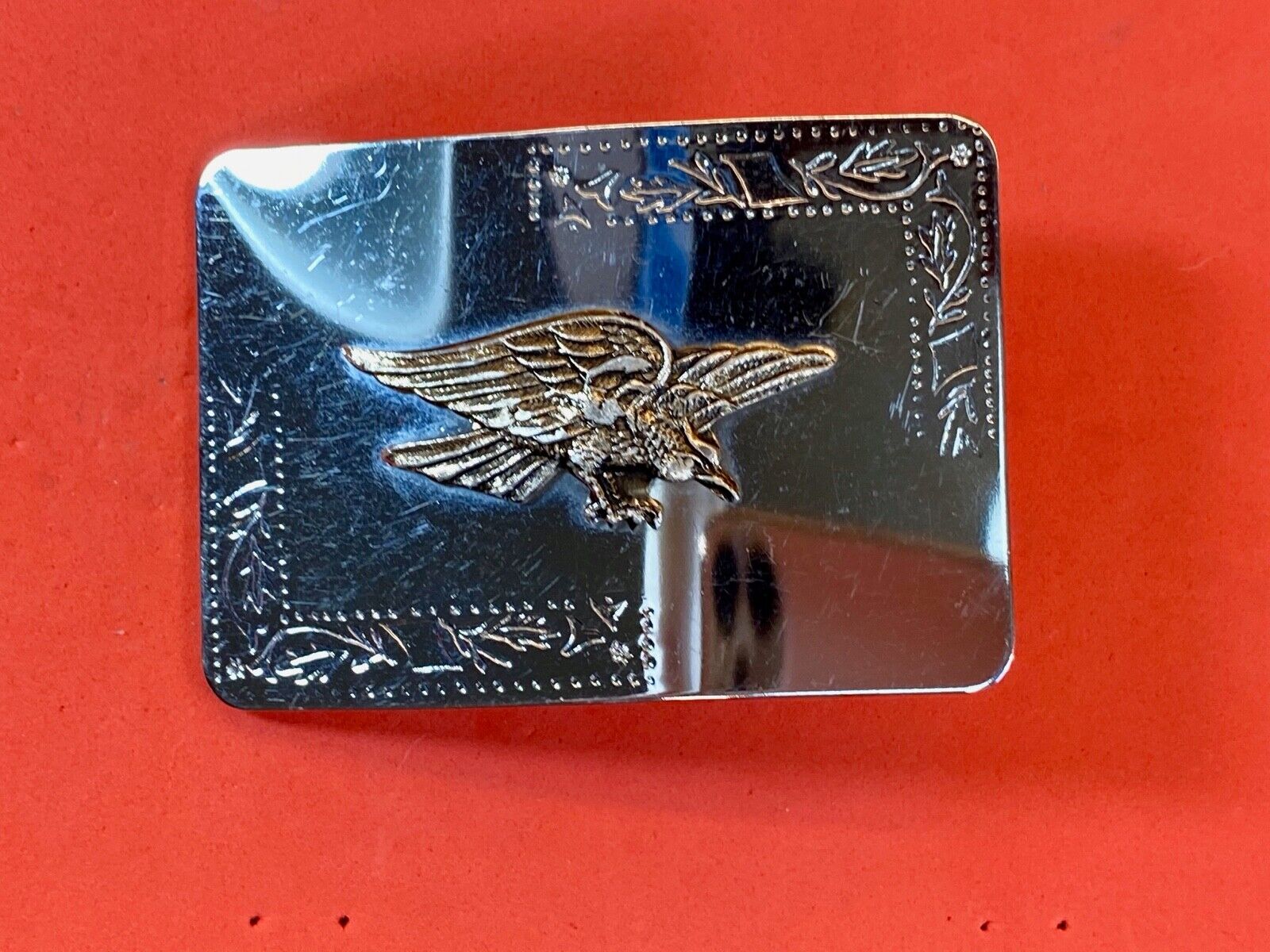 American Eagle Flying Diving Hunting Mirrored Belt Buckle