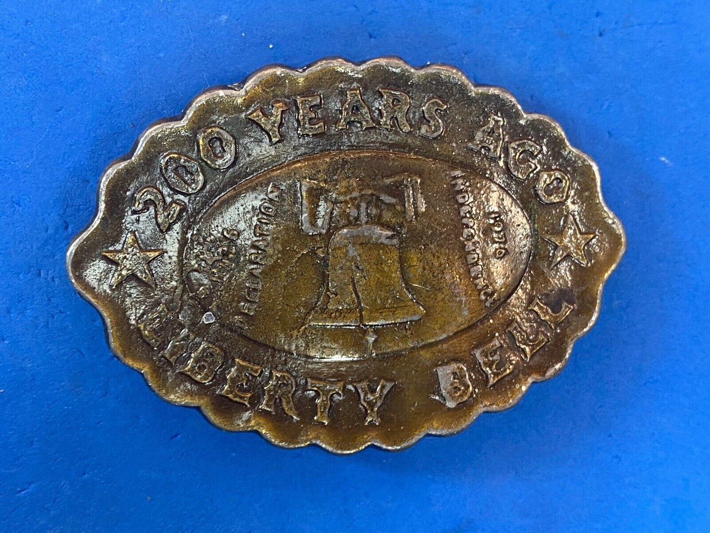 200 Years Ago! Usa United States Of America Liberty Bell Belt Buckle 