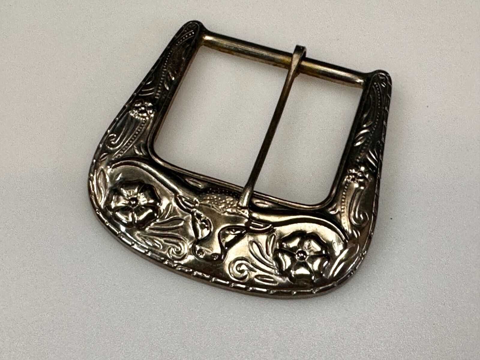Texas Long Horn Steer Rodeo Cow Ranger Style Replacement Western Belt Buckle