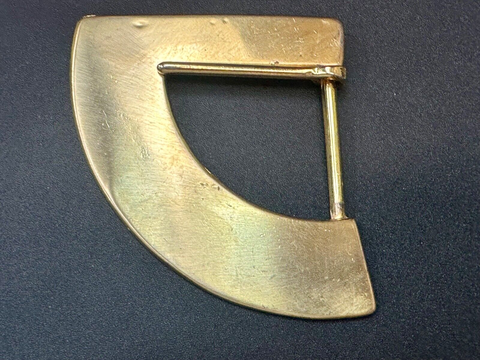 1/4 of a circle - Vintage gold tone Replacement belt buckle