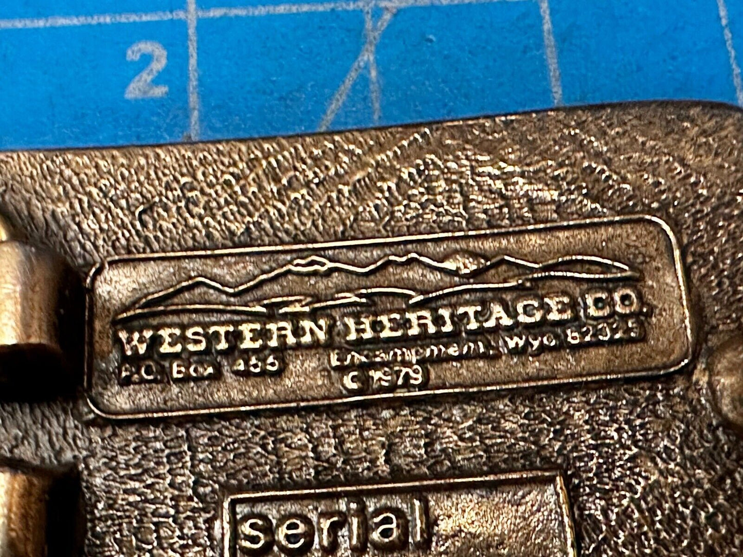 US Forest Service Vintage 1979 Commemorative Belt Buckle by Western Heritage Co