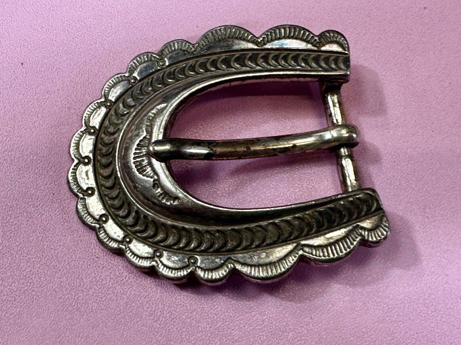 Unique Raised Dimensional Vintage Replacement Ornate Belt Buckle