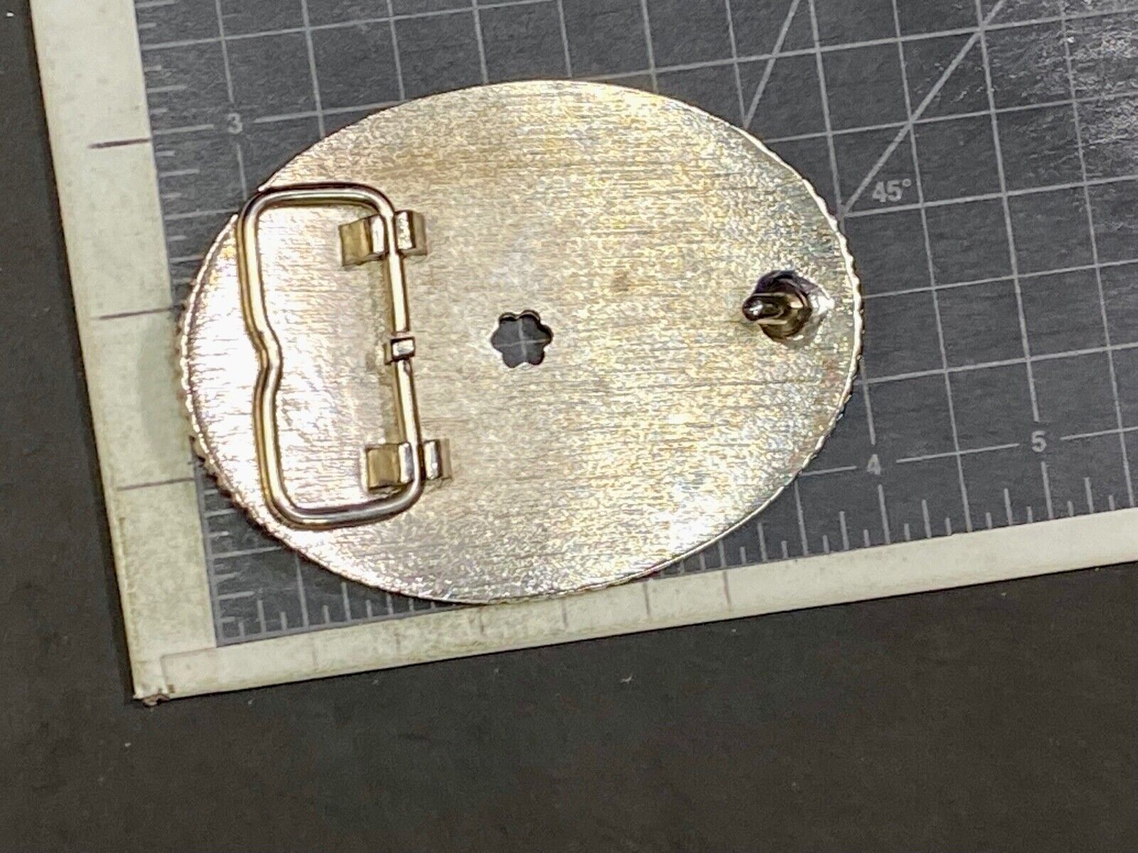 44 Mag Gun Collectors Bullets As Centerpiece In Western Cowboys Belt Buckle 