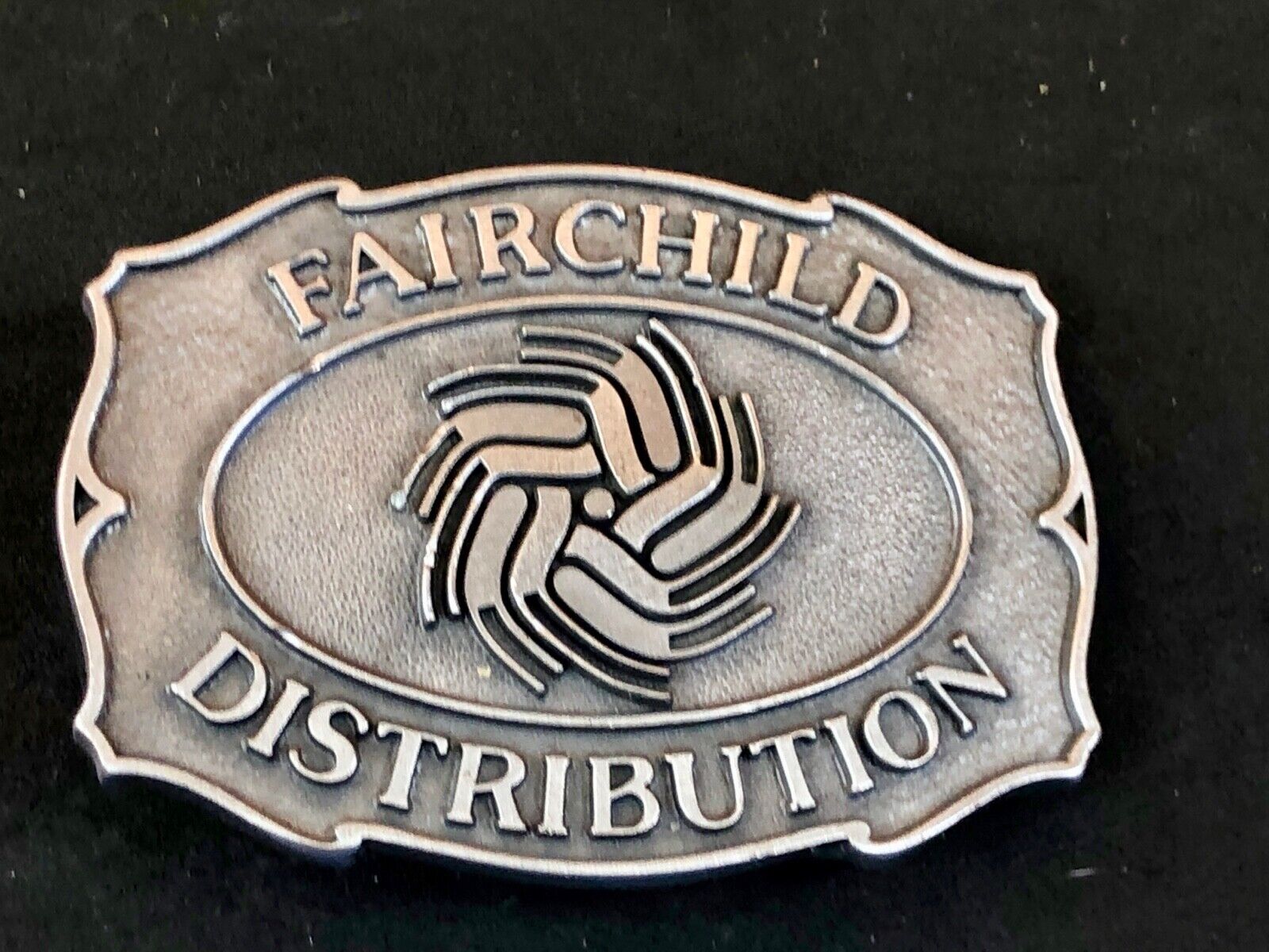 Vintage Fairchild Distribution belt buckle 