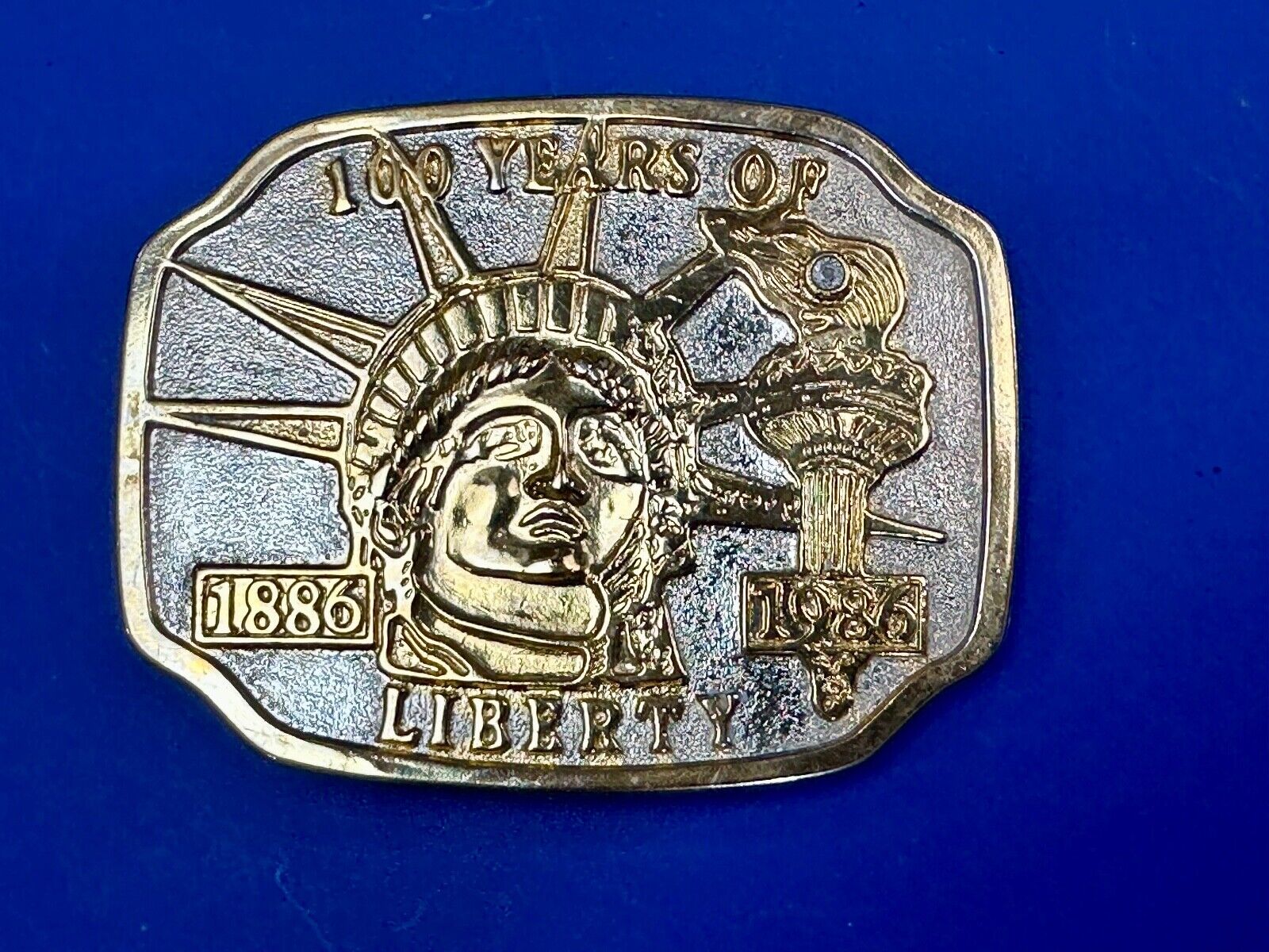 100 years of The Statue of Liberty New York City Commemorative  belt buckle