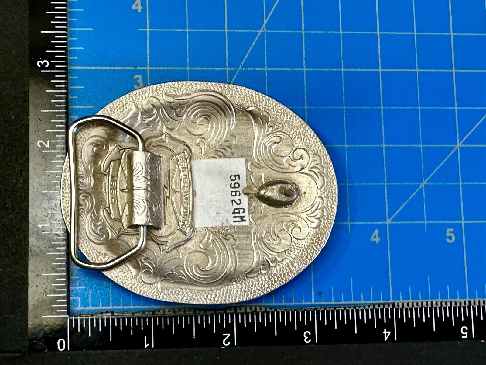 American Bald Eagle - Patriotic Flag Oval Handcrafted by SSI Belt Buckle