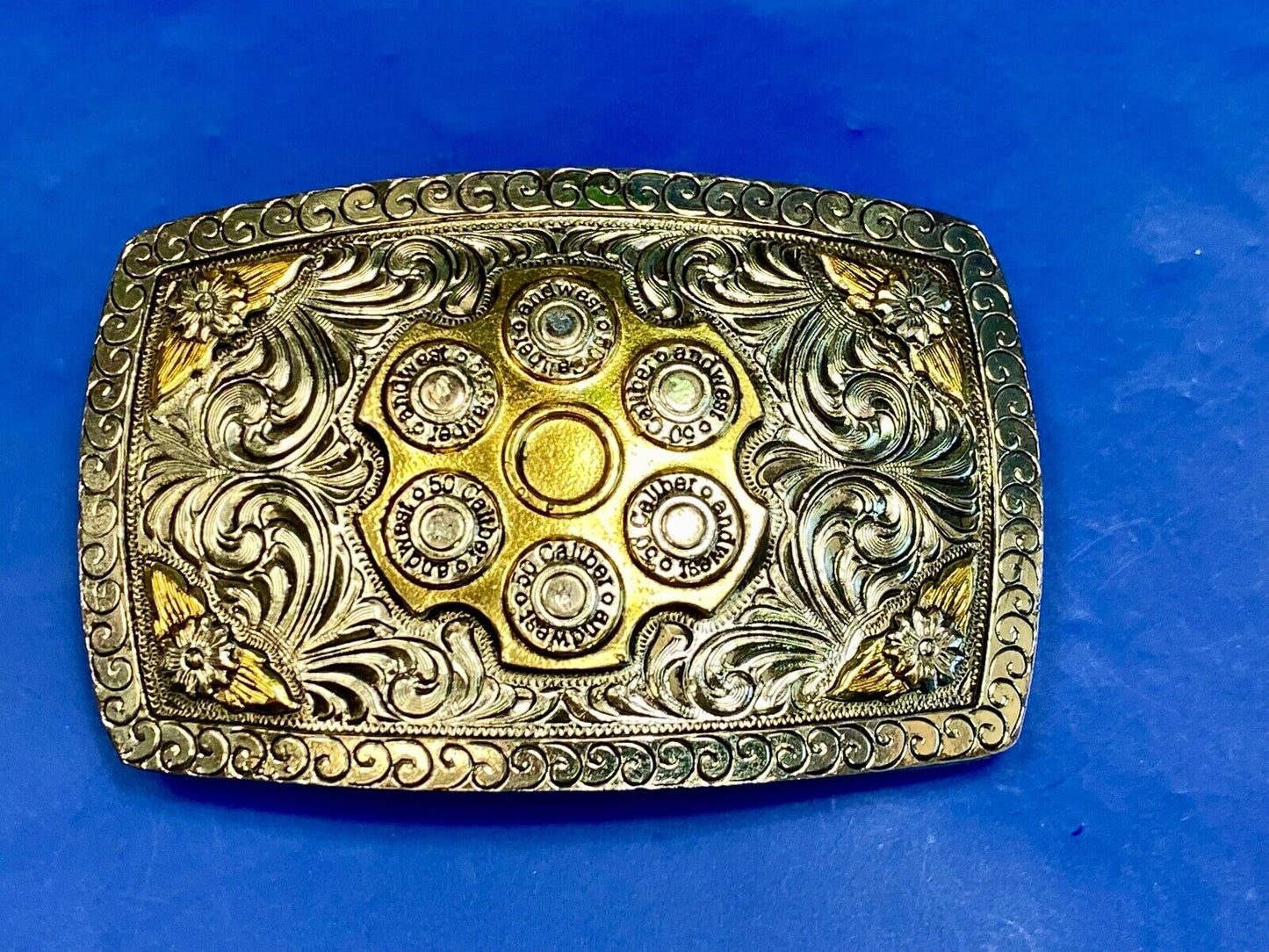 50 & 60 Caliber Unique Semi-Automatic Sniper Rifles Sub Machine Gun Belt Buckle