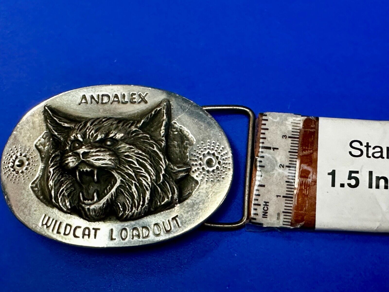 Andalex Wildcat Loadout Vintage Sculpture Belt Buckle by Artist Gary Prazen