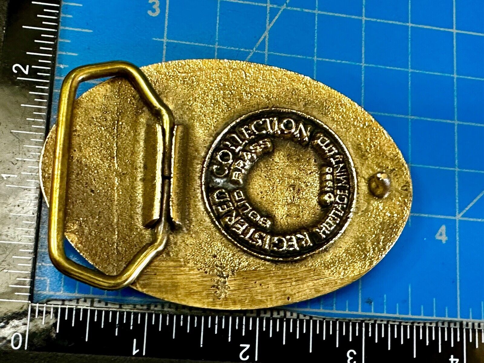 United States of America Patriotic USA Heritage Mint LTD Brass Belt Buckle