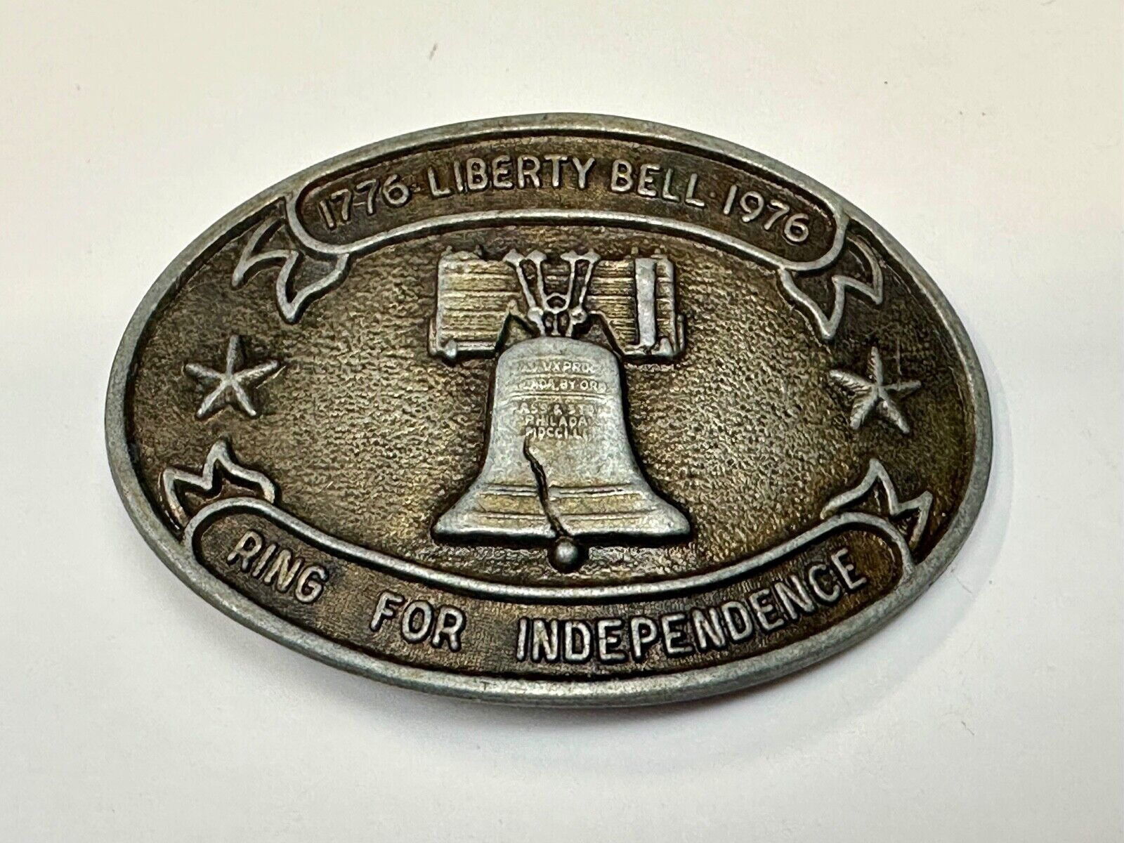 1976 Ring For Independence Bicentennial  LIBERTY BELL USA belt buckle