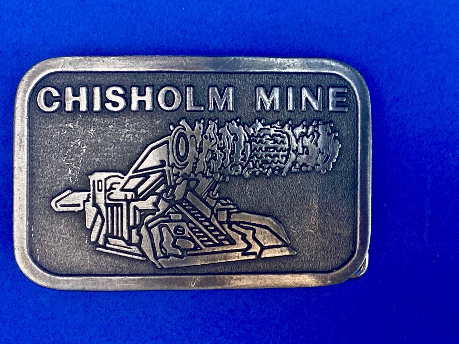 Vintage Belt Buckle Minnesota Chisholm, Mn Iron Mine -  Museum Of Mining 