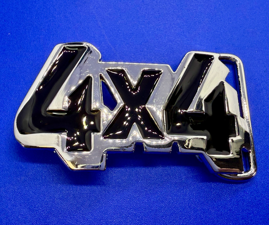 4X4 Four By Truck All Wheel Drive Gear Block Letters Cutout Belt Buckle