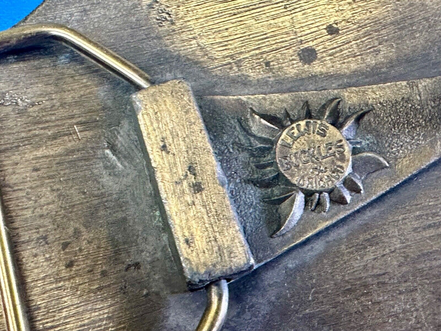 Two Coins Spirit of 76, Liberty Bell Patriotic America Vintage Lewis Belt buckle