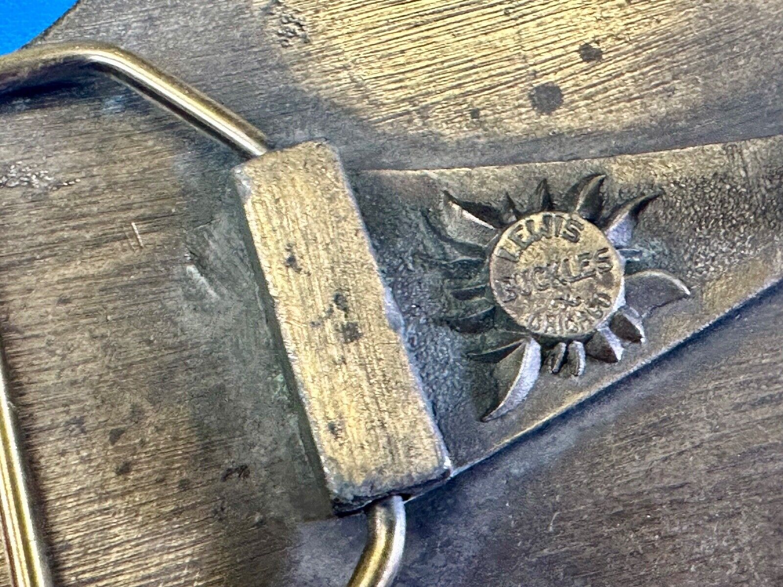 Two Coins Spirit of 76, Liberty Bell Patriotic America Vintage Lewis Belt buckle