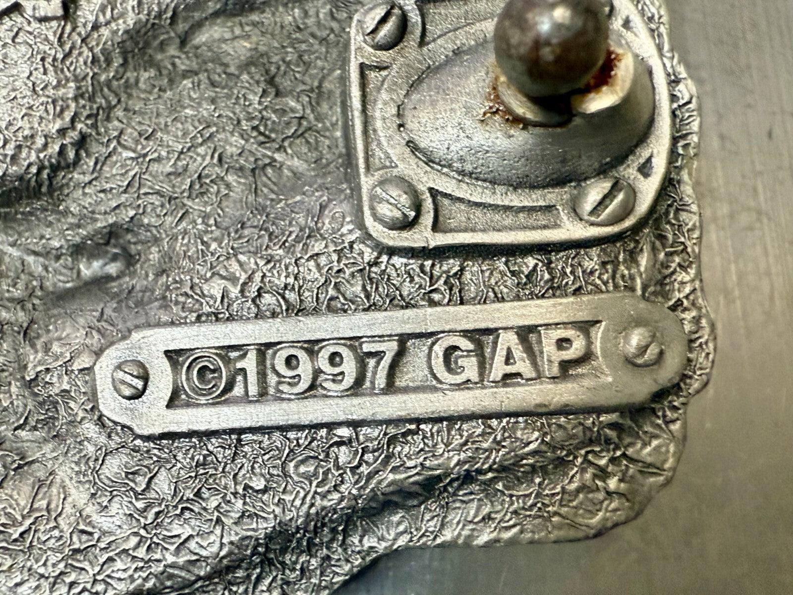 American Eagle Western Framed Patriotic Great American Products 90's Belt Buckle