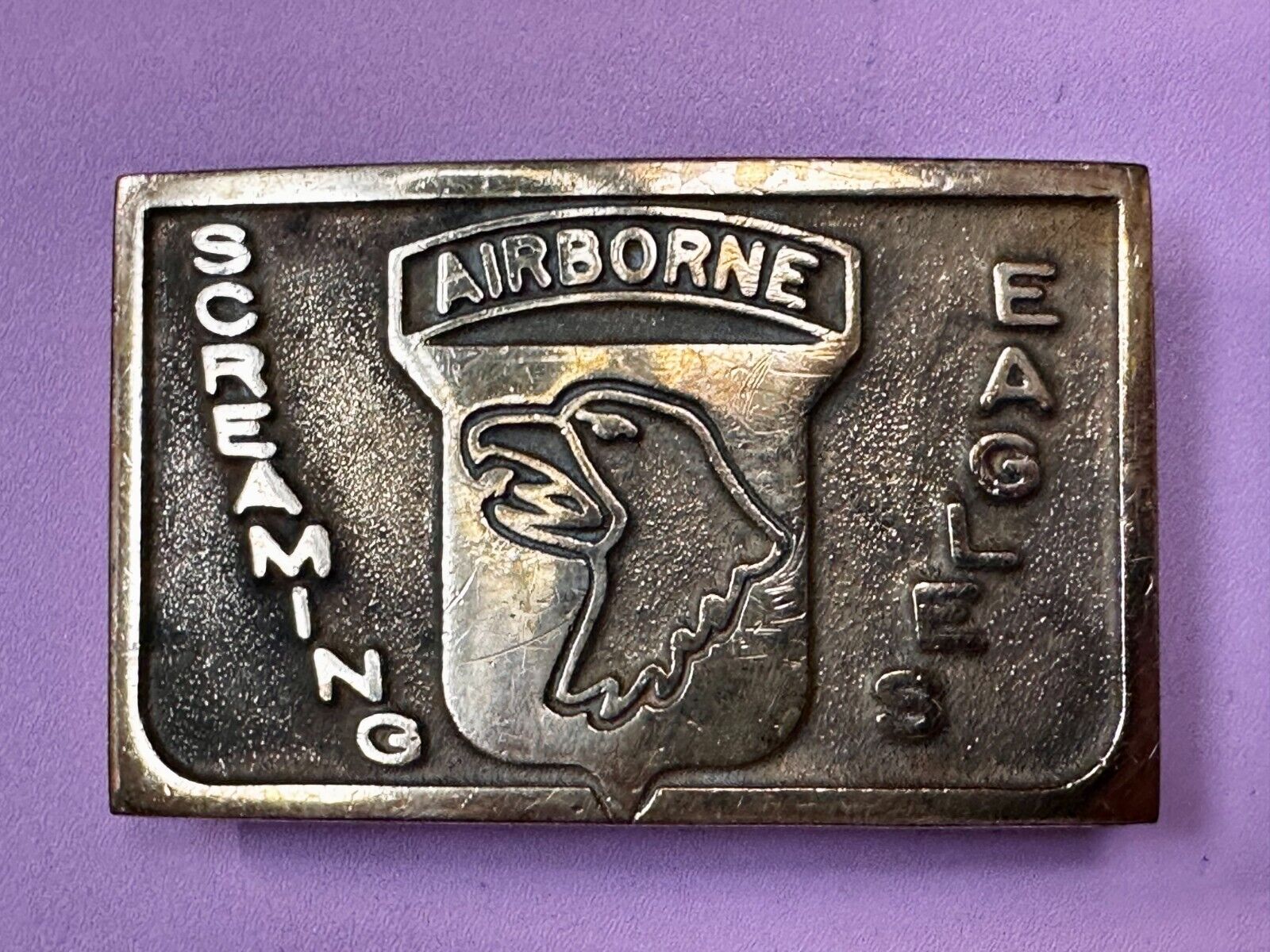 101st Airborne Division Screaming Eagles United States Army Belt Buckle - UB