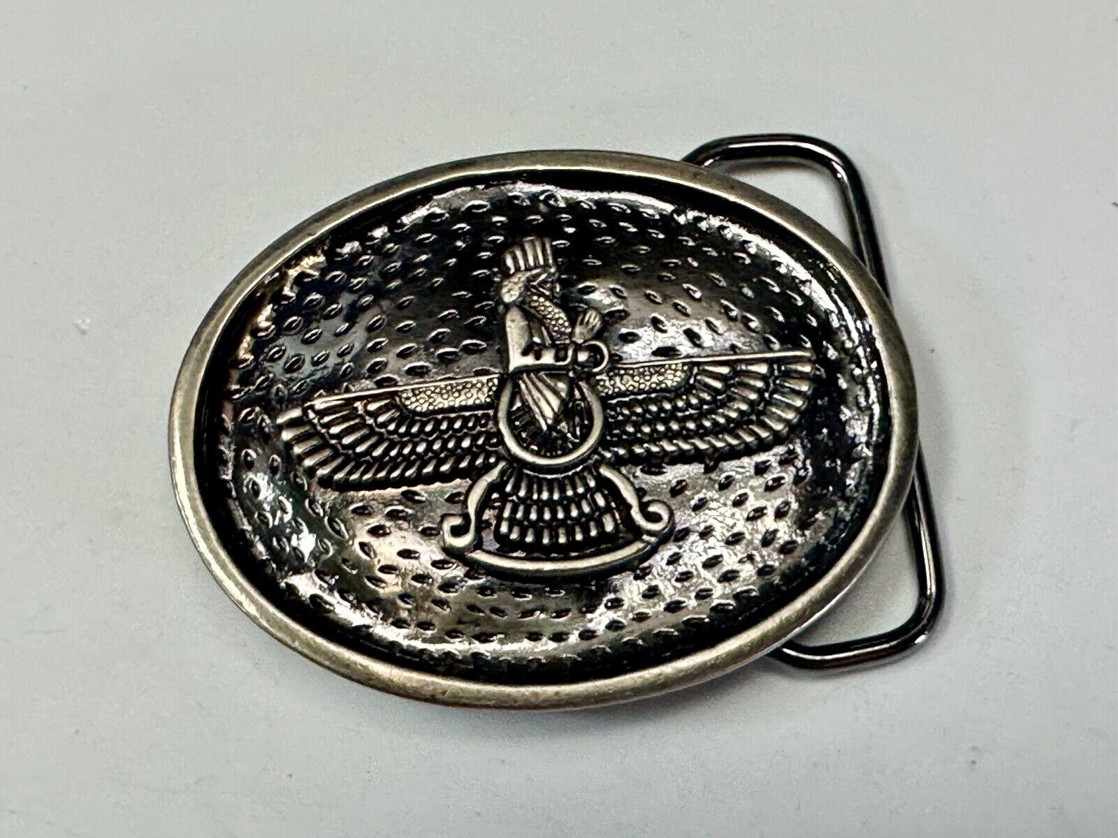 Unique King Thunderbird Wings? .  Unknown to me vintage belt buckle