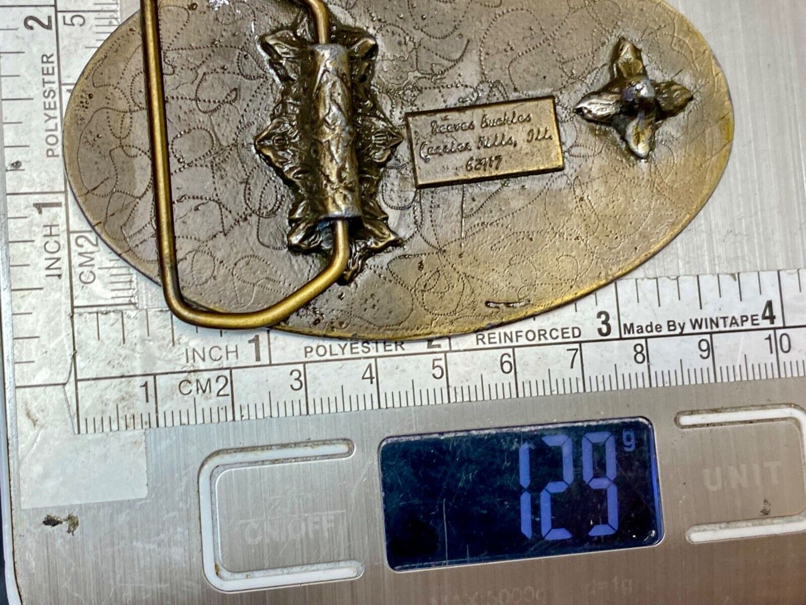 United Mine Workers Umwa Coal Mining 1880-1969 Vintage Belt Buckle John L Lewis