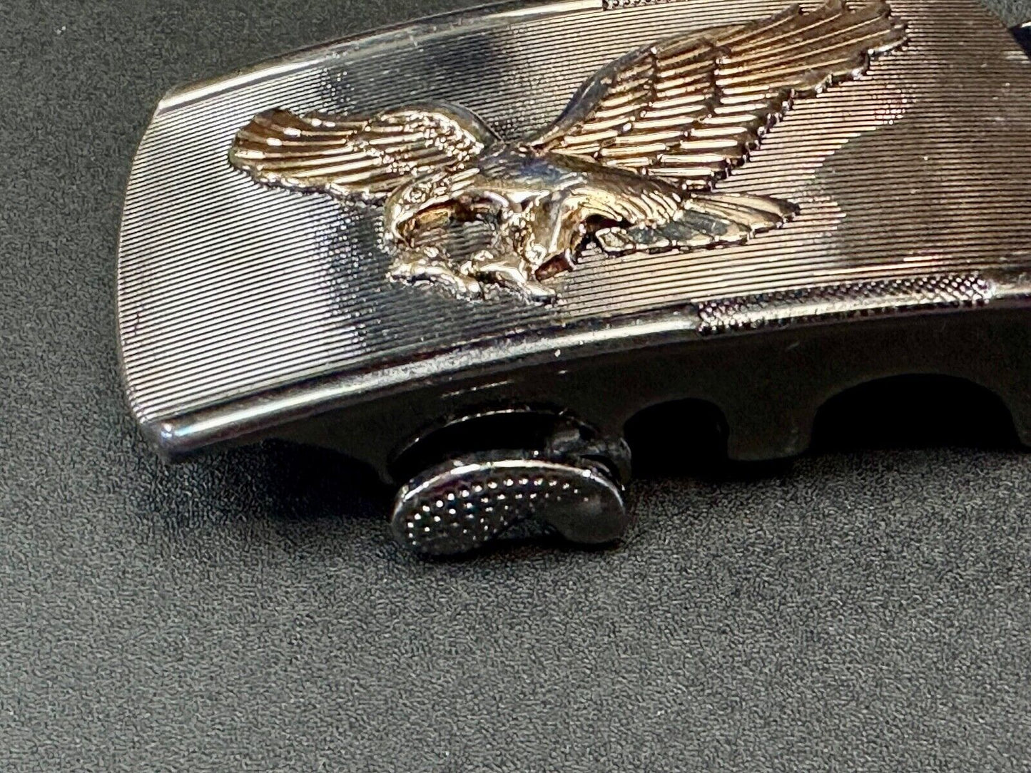 American Eagle - Replacement Racket style dress vintage belt buckle