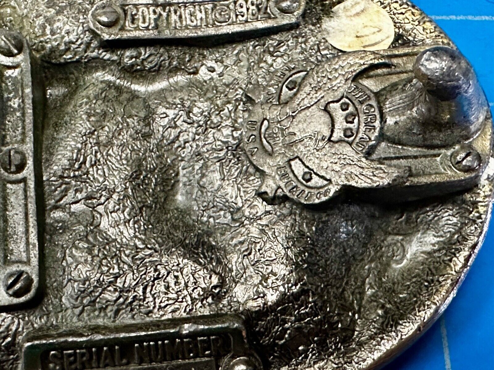 Baseball American & National League  Vtg 1982 The Great American Belt Buckle Co