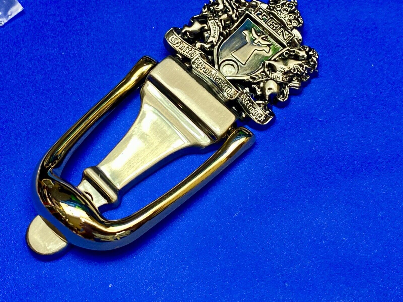 Tbn Trinity Broadcasting Network Promotional Formal Crown Logo Belt Buckle