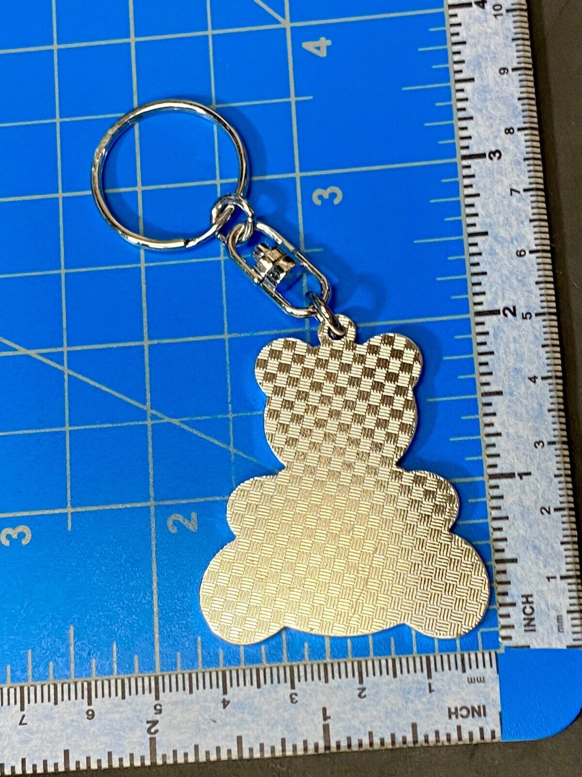 Adorable Teddy Bear with Heart Keychain - Key Ring Chain