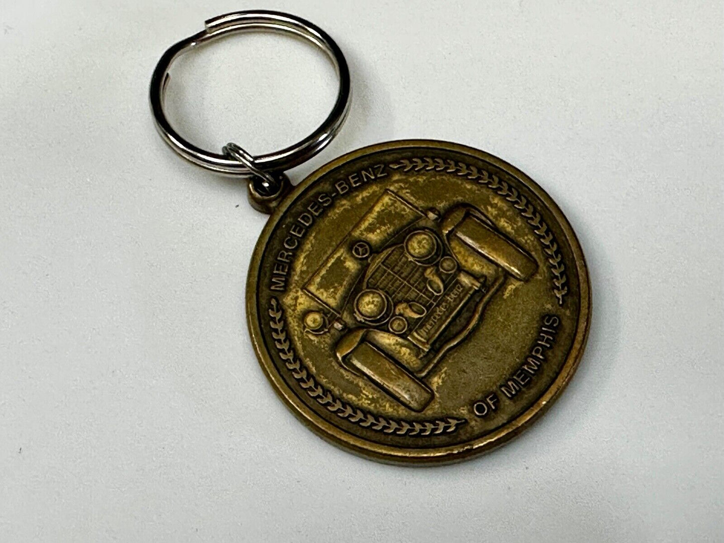 Mercedes Benz Of Memphis Keychain - Key Ring Chain Auto Car Dealers Collectable