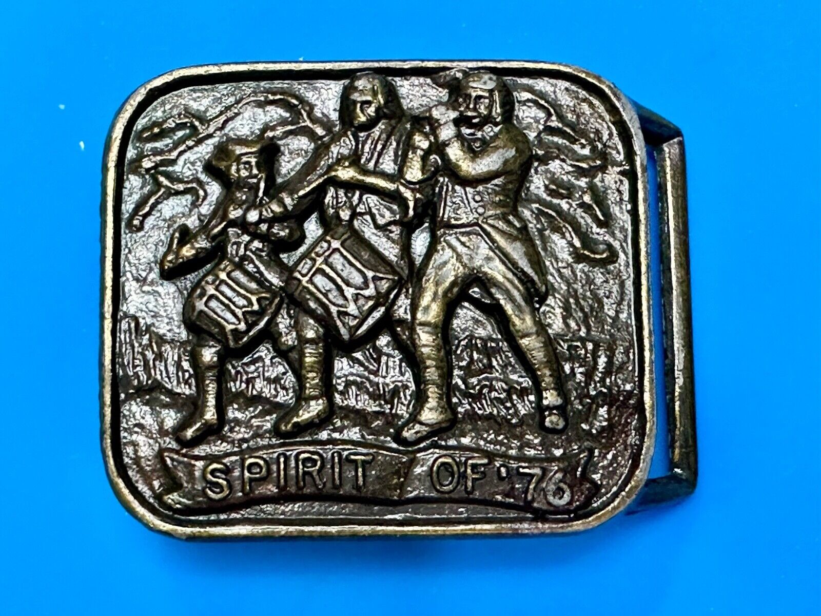 Spirit of 76 Marching Band American Patriot Patriotic Vintage Belt Buckle