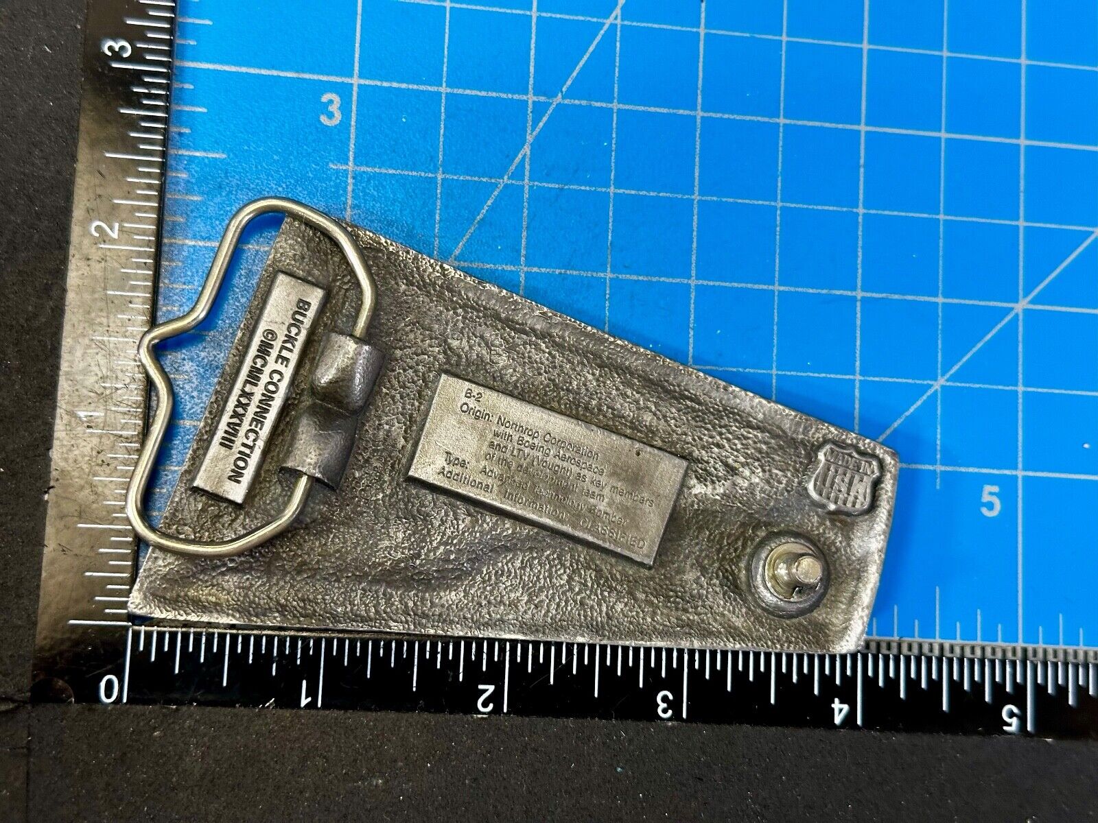 B-2 Stealth Advanced Technology Bomber US Aircraft Commemorative Belt Buckle