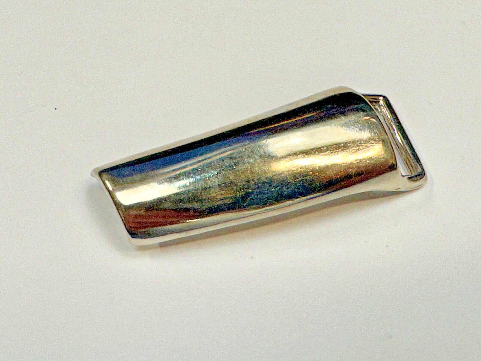 Very different - wide and skinny Vintage light gold tone replacement belt buckle