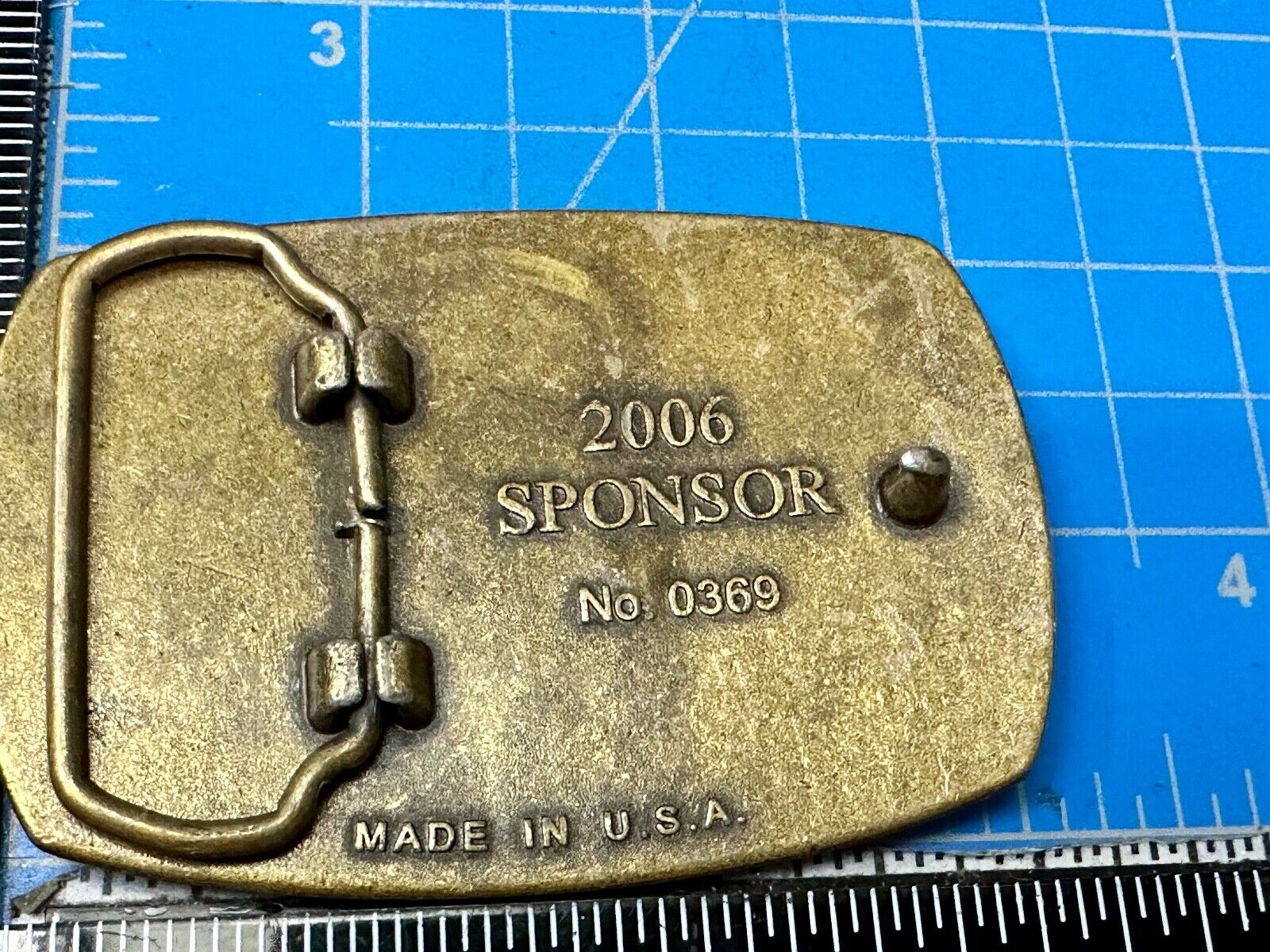 American Veterans Disabled for life Memorial Commemorative 2006 Belt Buckle